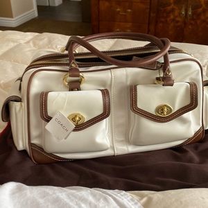 Rare Vintage Coach Sateen Satchel